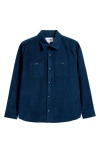 Corridor Long Sleeve Corduroy Button-up Shirt In Navy