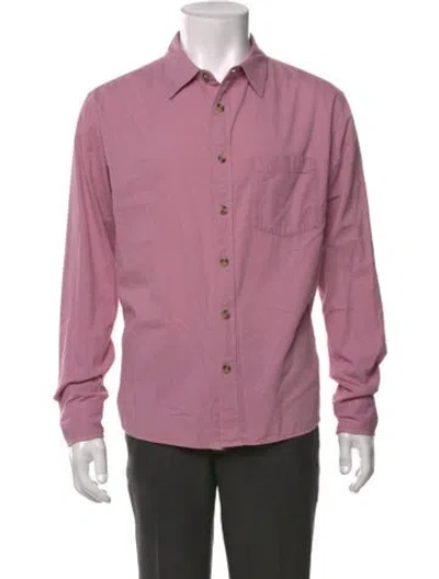 Pre-owned Corridor Long Sleeve Dress Shirt In Pink