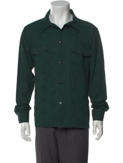 Pre-owned Corridor Long Sleeve Shirt In Green