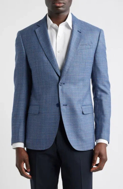 Corridor Mandala Pima Cotton Cardigan In Blue