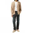 Corridor Marled Cotton Cardigan In Natural In Brown