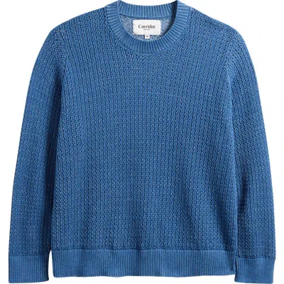 Corridor Marled Organic Pima Cotton Crewneck Sweater
