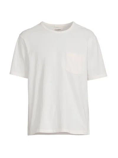 Corridor Men's Cotton Pocket T-shirt In White