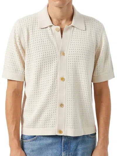 Corridor Pointelle-knit Organic Cotton Shirt In Multi
