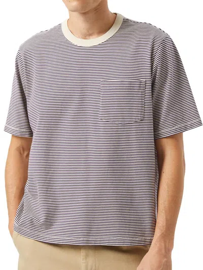 Corridor Men's Striped Cotton T-shirt In Gray