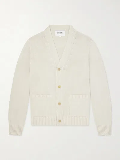 Corridor Organic Cotton Cardigan In Neutral