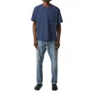 Corridor Organic Garment Dyed Tee In Midnight In Blue