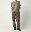 Corridor Organic Tee In Grey In Brown