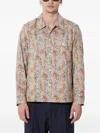 Corridor Paisley-print Long-sleeve Shirt Jacket In Multi
