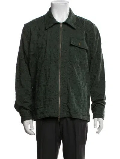 Pre-owned Corridor Patterned Jacket In Green