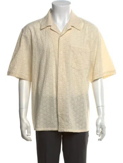 Pre-owned Corridor Patterned Short Sleeve Shirt In Neutrals