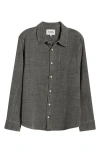 Corridor Pigment Dyed Cotton Waffle Button-up Shirt In Multi
