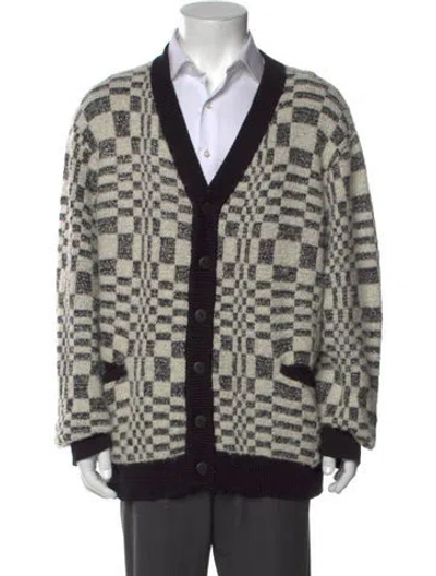 Pre-owned Corridor Printed V-neck Cardigan