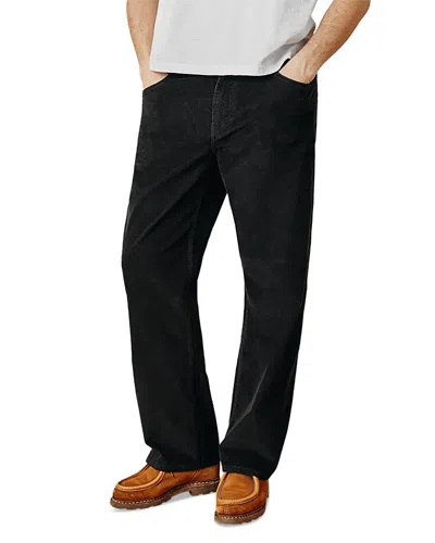 Corridor Relaxed Fit Stretch Cotton Cord 30 Jeans In Black In Animal Print