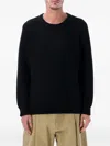 Corridor Classic Round-neck Knitwear Sweater With Comfortable Fit In Black