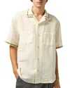 Corridor Rose Chain Camp Shirt In Natural