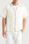 Corridor Rose Chain Camp Shirt In Natural