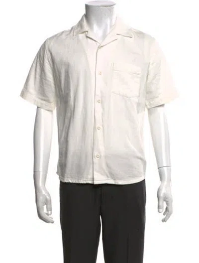Pre-owned Corridor Short Sleeve Dress Shirt In Neutrals