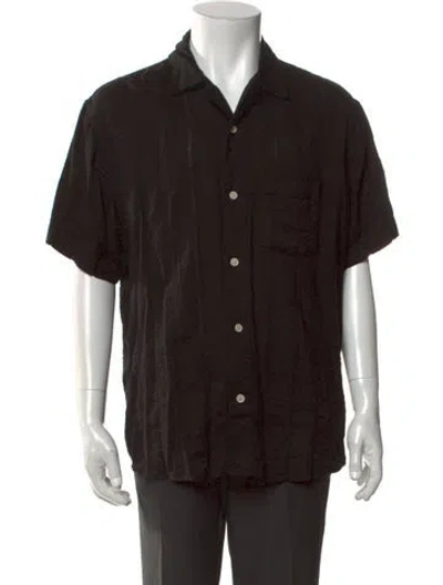 Pre-owned Corridor Short Sleeve Shirt In Black