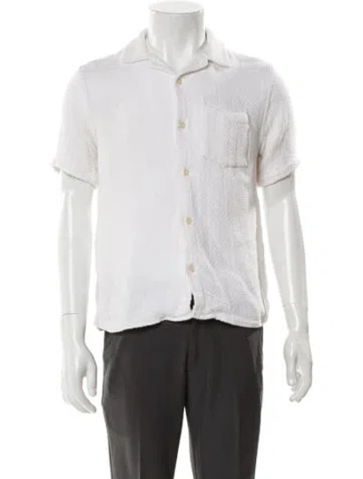 Pre-owned Corridor Short Sleeve Shirt In White