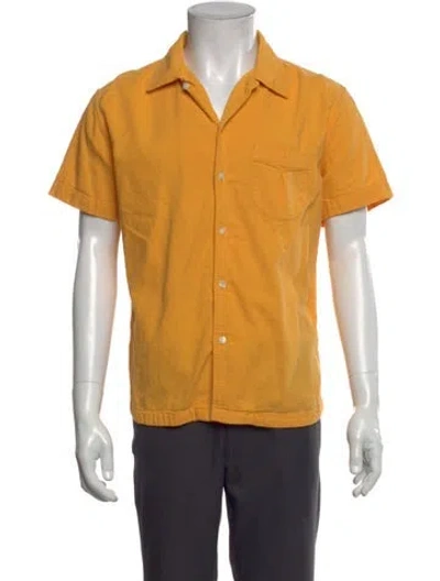 Pre-owned Corridor Short Sleeve Shirt In Yellow