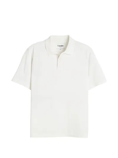 Corridor Short-sleeved Polo Shirt In White