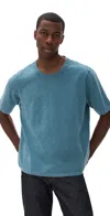 Corridor Slub Tee Indigo In Blue