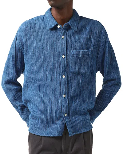 Corridor Snowfall Twill Regular Fit Shirt In Blue