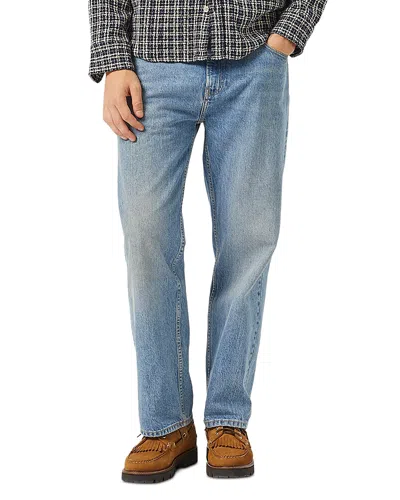 Corridor Straight Fit Bleach Wash Five Pocket 30 Jeans In Indigo In Blue