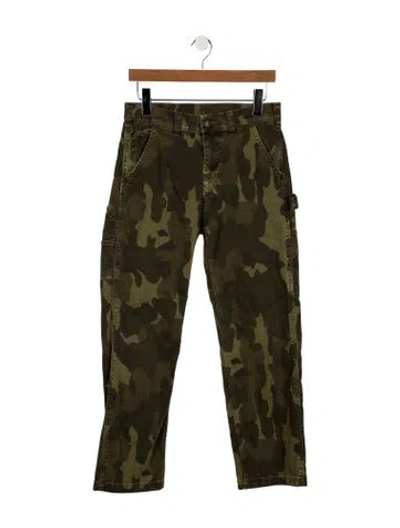 Pre-owned Corridor Straight-leg Jeans In Green
