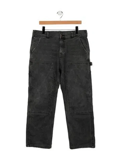 Pre-owned Corridor Straight-leg Jeans In Grey