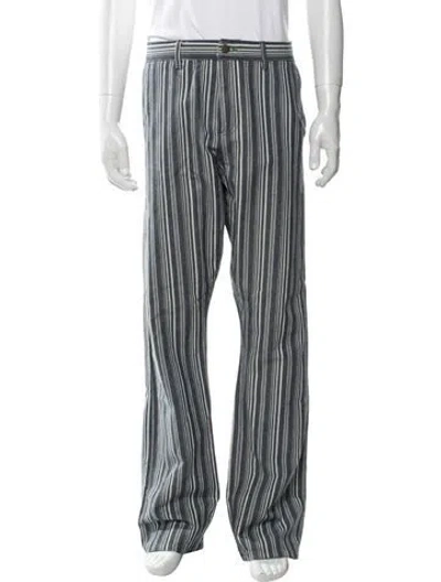 Pre-owned Corridor Striped Pants In Blue