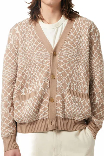 Corridor Time Warp Cardigan In Beige In Nude