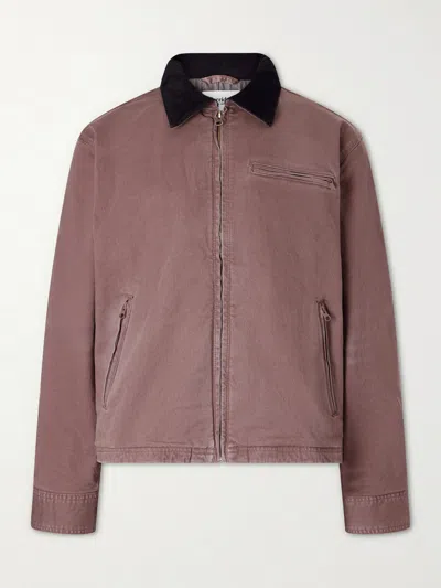 Corridor Utility Cotton-blend Twill Jacket In Brown