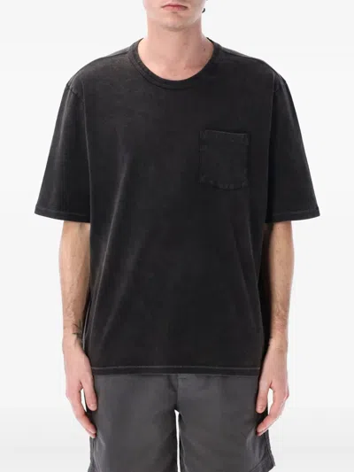 Corridor Garment-dyed Cotton-jersey T-shirt In Black