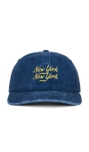 Corridor Washed Script Hat In Navy