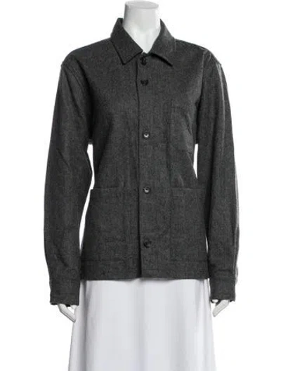 Pre-owned Corridor Wool Jacket W/ Tags In Gray