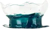 Corsi Design Blue & Green Medium Big Collina Vase In Clear, Matt Green