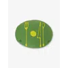 Corsi Design Tables Mates Resin Cutlery Placemat In Green And Fluro Yellow