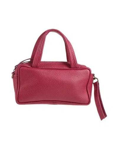 Corsia Woman Handbag Magenta Size - Soft Leather In Red