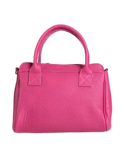 Corsia Woman Handbag Magenta Size - Leather In Purple