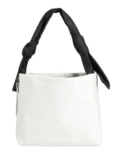 Corsia Woman Handbag White Size - Leather, Textile Fibers