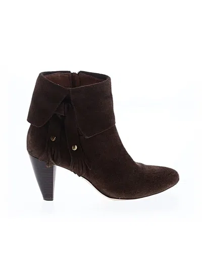 Pre-owned Corso Como Ankle Boots In Brown