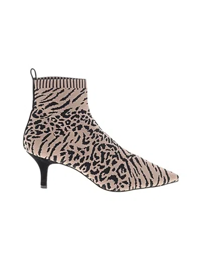 Pre-owned Corso Como Ankle Boots In Tan