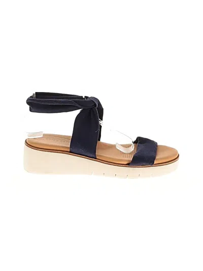 Pre-owned Corso Como Wedges In Blue