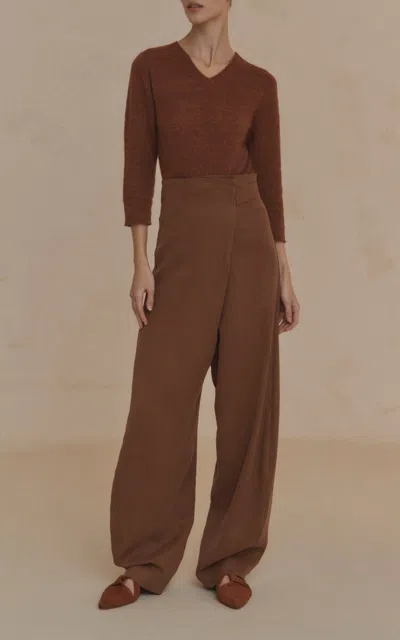 Cortana After Linen Wrap Pants