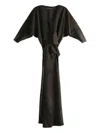 Cortana Agate Maxi Dress In Black