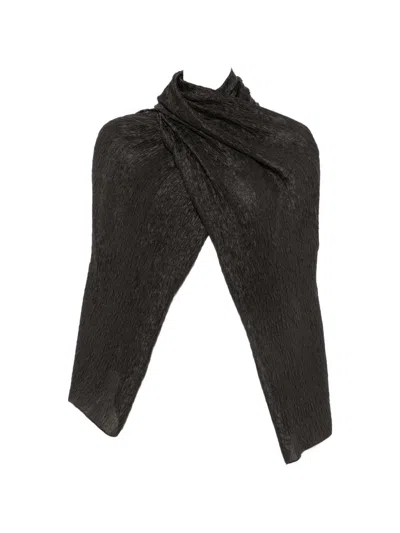 Cortana Anhelo Sleeved Stole In Brown