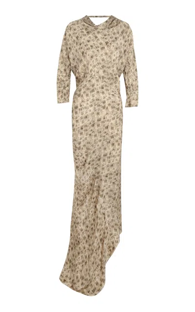 Cortana Anthea Maxi Dress In Animal Print