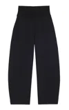 Cortana Avalon Cashmere Wide-leg Pants In Blue